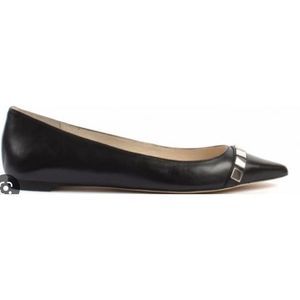 Michael Kors Chantalle Black Leather Flat